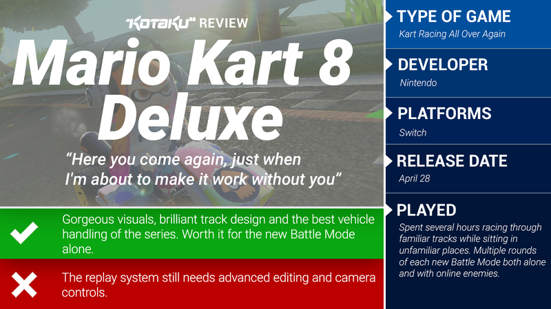 Illustration for article titled Mario Kart 8 Deluxe: The Kotaku Review